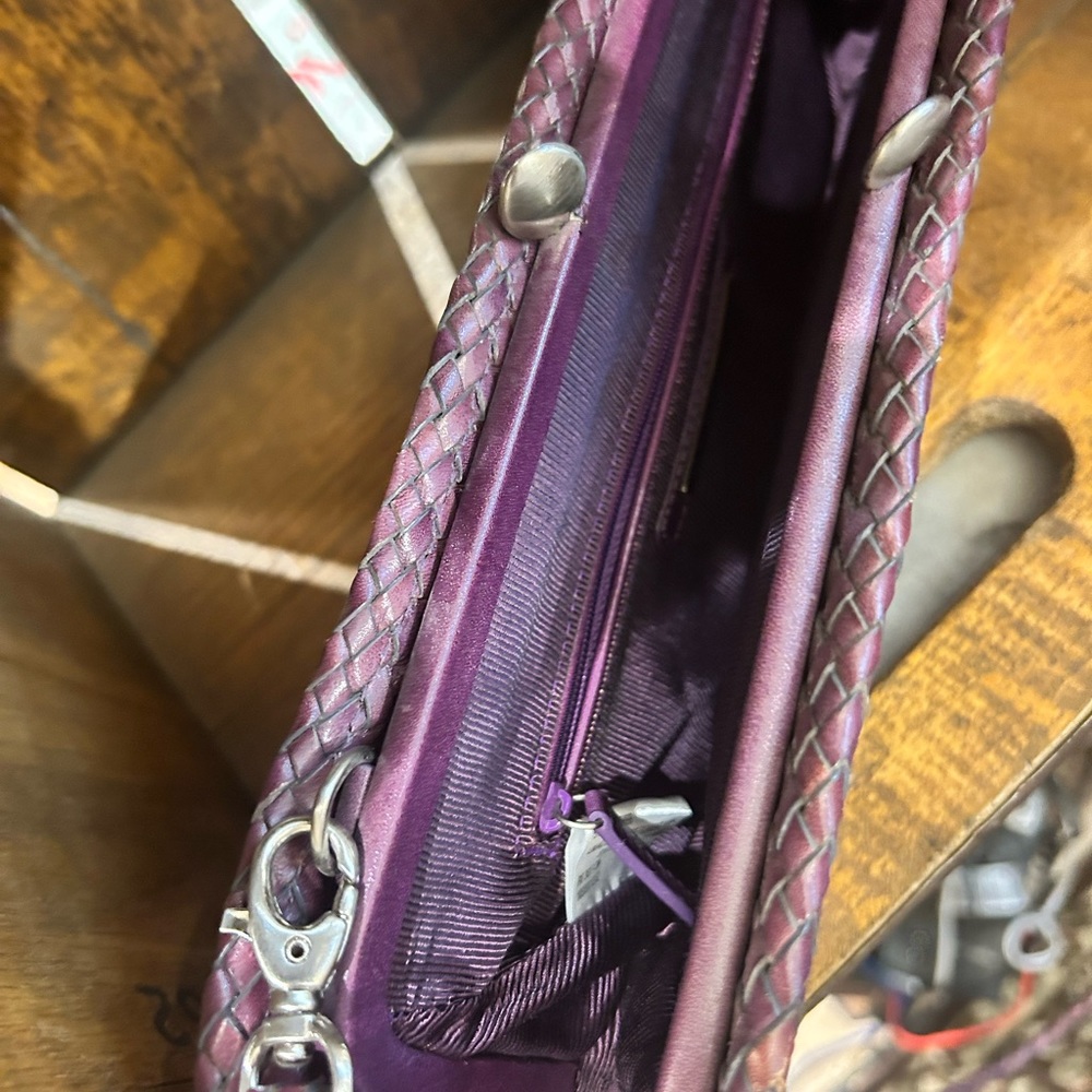 Elliott Lucca Braided Leather Handbag
